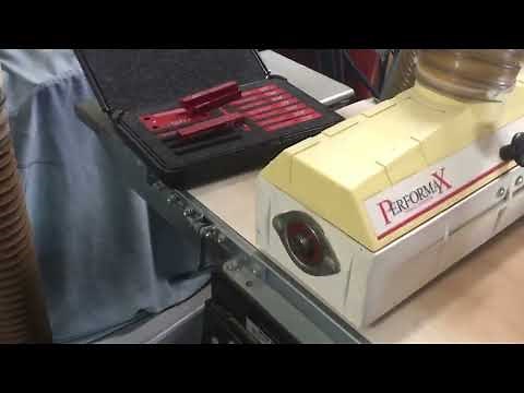 Jet Performax 16/32 Drum Sander modifications & setup (sort of)