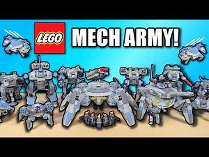 I Built A Giant LEGO Mech Army!