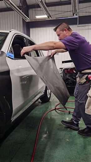 Full Vinyl Wrap on BMW X3 | Alpine White to Matte Black