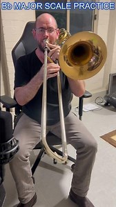 B Flat (Bb) Major Scale Practice (Trombone)