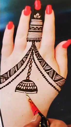 Karwa chauth mehndi design| easy mehandi #trending #shorts #shortsfeed #viral #mehndi#mehandi #henna