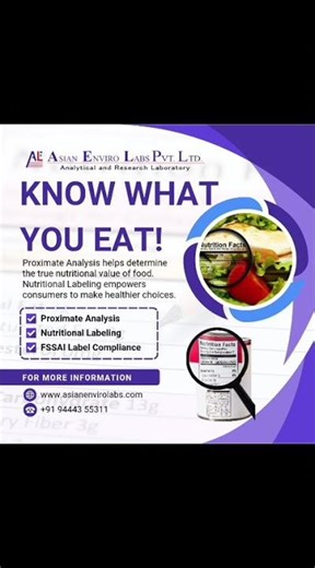 Your Food’s True Numbers – Asian Enviro Labs