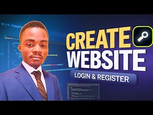How to Create a Website with Login and Register using Html & Css