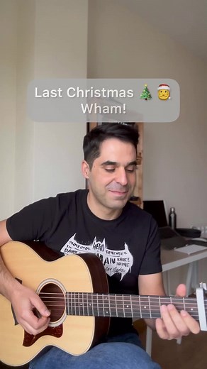 Tutorial de como tocar Last Christmas do Wham! na guitarra por Rafael Santos