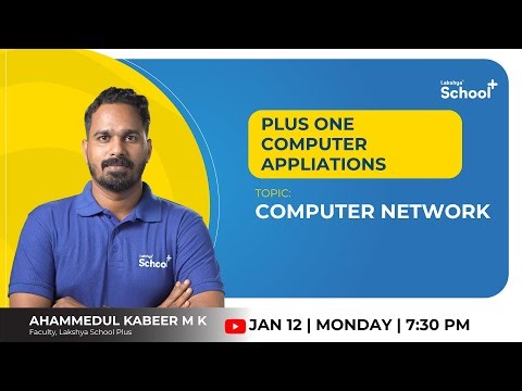 +1 Computer Application | COMPUTER NETWORK |