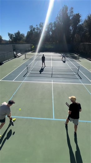 Owen Bittner on Instagram: "Follow 👉 @owen_bittner to see me take easy points and turn it into total disasters Nothing like being the guy to pull out a camera to film his every bit of 3.5 game play. Can’t complain looking back at the highlights or low lights might be the best part of my day. Crazy to think that I will be strapped into this game for the next 45 or so years. I clock in just more than a part time job on the courts and still can’t seem to hit a good lob or drive that stays anywhere