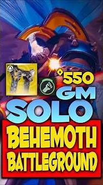 Prismatic Titan Build UNLEASHED on SOLO GM Battleground: Behemoth! Destiny 2 Edge of fate