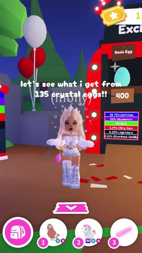 OMG!?!?! #adoptme #roblox #silverbackgorilla
