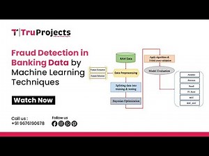 Fraud Detection in Banking Data by Machine Learning Techniques final year btech 2023 major projects