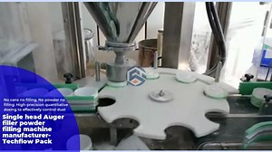 #Augerfiller#Powderfillingmachine#Powderpackagingmachine Automatic Single-head Auger Filler Powder filling Machine is our new standard type packing equipment for powdery material or fine granules cans/bottles auto packing. This machine is composed of auger filler, S.S304 outside structure, Chain conveyor, Cans seamer&capper etc. Machine Model: TFP-2A Main functions: Auger filling dosing Filling range: Max500g Applications: Cans/Jars/bottles Configuration:SIEMENS SEW SCHNEIDER Follow us to get mo