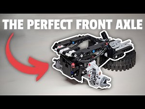 How to built a solid axle with leaf springs using LEGO Technic