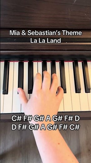 Tutorial for Mia & Sebastian’s Theme on Piano Part 1 #lalaland #piano #pianotutorial #music #foryou