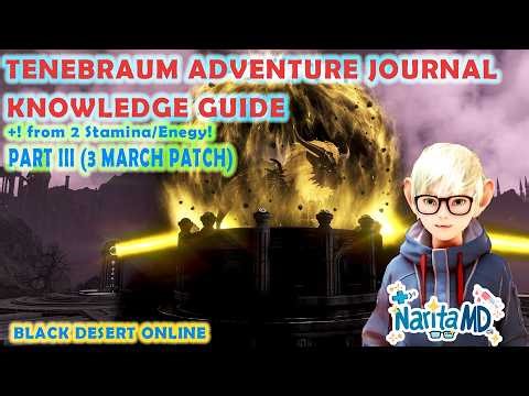 Tenebraum Adventure Log Knowledge Guide Part 3 - Black Desert Online [BDO Guide]