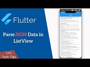 Flutter: Parse JSON DATA in LISTVIEW