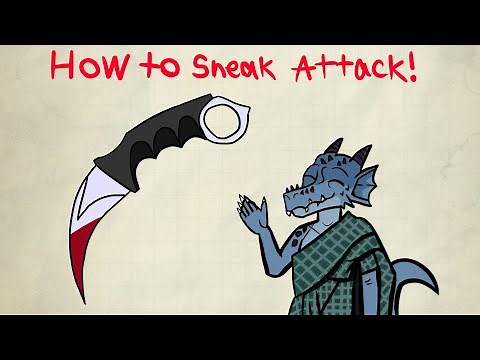 How to Rogue! - Dnd 5e Basic guide to Sneak attack!