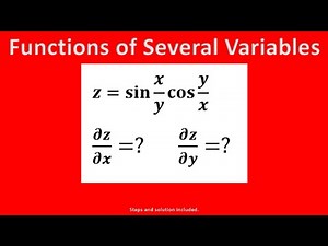 Functions of several variables EXPLAINED (Calculus 3) - Example 028