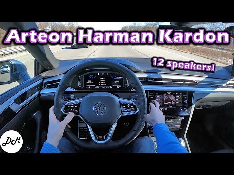 2021 Volkswagen Arteon – Harman Kardon 12-speaker Sound System Review | Apple Carplay & Android Auto