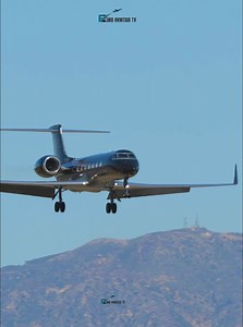🗣DEFYING TIME AND SPACE TOGETHER ✈Gulfstream G550 [N550EW] Landing at Van Nuys #planespotting #euroaviationtv #fblifestyle #aviationdaily #FlightSchedule #bizjet | Euro Aviation TV