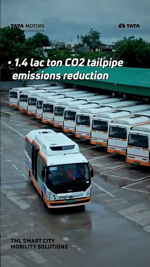 TML Smart City Mobility | Redefining sustainability with a new milestone| Tata Motors Electric Buses
