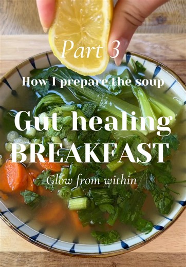 Hundreds of you asked for the recipe, so here it is! 😊 The broth is actually the most important part of this soup. If you missed it, the homemade broth recipe is in my previous video. A quality homemade broth is what gives this soup so much flavor and nourishment. ( Don’t be worried, it’s super easy to make!! ) I make a big batch once a week and freeze it in individual portions so it’s always fresh and ready to use. Not only do I use it for this soup, but also to cook rice..pasta..sauces..and j