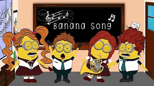 Minions Banana Song at School
