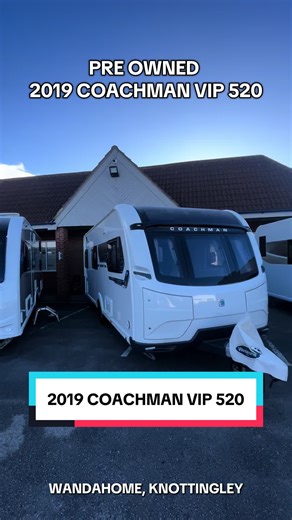 Just arrived ⭐ Pre owned 2019 Coachman VIP 520 www.wandahome.co.uk 📞 01977 633100 📧 sales@wandahome.co.uk #touring #caravan #coachman #vip #preowned
