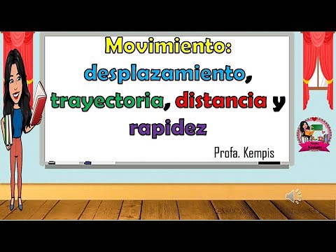 Movement: displacement, trajectory, distance, speed