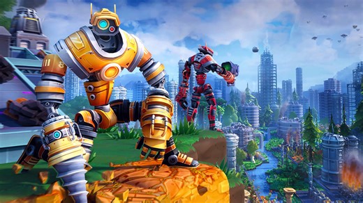 Foundry, a base-building crafting game where players mine and gather resources to automate production lines to grow the infinite voxel world, is launching into Steam Early Access on May 2. | IGN