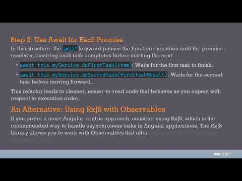 How to Wait for Promises in Angular Using Async-Await and RxJS