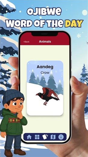Ojibwe Word of the Day: Aandeg (Crow)