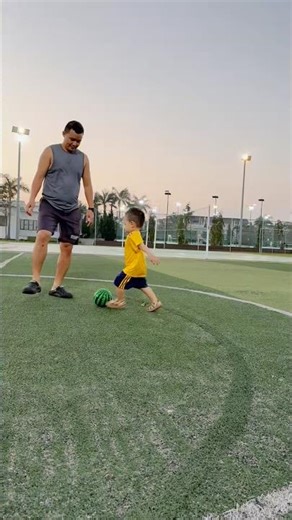 Alvin Plays Ball with Daddy | Football palying #funny #cute