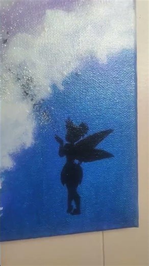 Tinkerbell acrylic painting