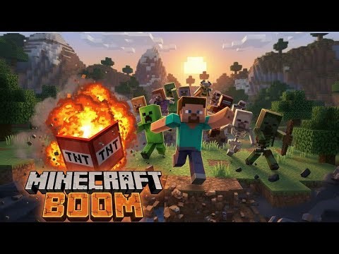 Minecraft Boom Don't Miss It💀 #gameplay #minecraft #gaming