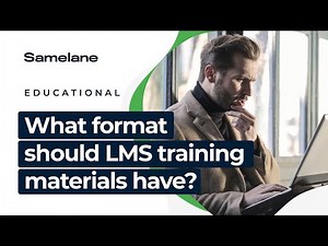 Types and formats of files supported by #LMS - AICC, SCORM, xAPI