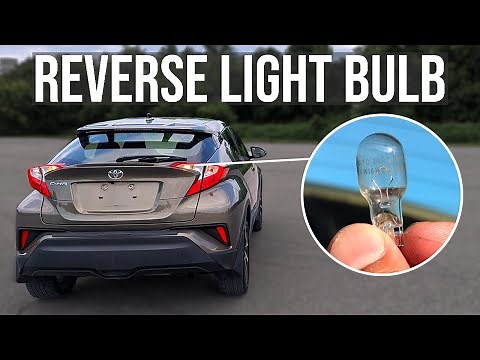 How to Replace Reverse Light Bulb - Toyota C-HR (2018-2022)