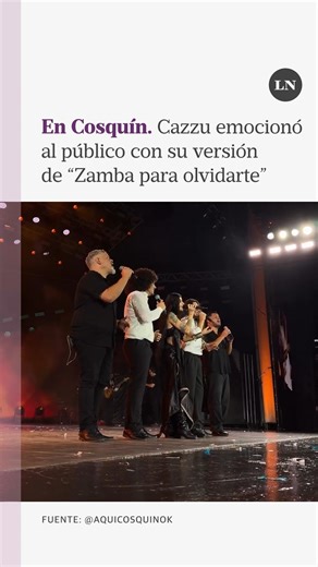 Cazzu cerró la segunda luna de Cosquín con un emotivo momento: invitó a Los Nombradores del Alba al escenario y juntos interpretaron "Zamba para olvidarte". El conjunto está integrado por cuatro músicos, entre los que se encuentra Facundo, el hijo de Daniel Toro, compositor del gran tema del folklore argentino. | LA NACION