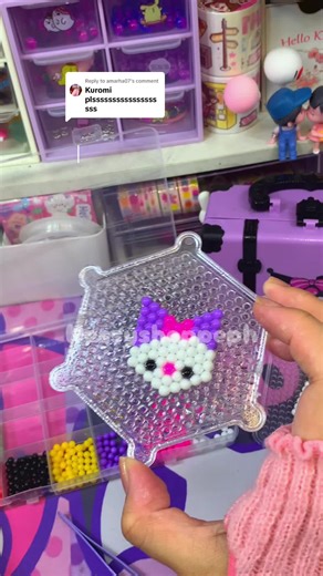 Create a Kuromi Design with Magic Water Beads