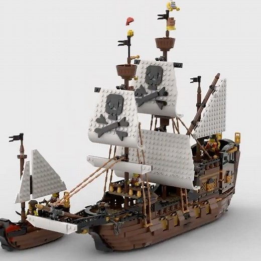 From 2× LEGO 31387 Pirate Ship to Fortune's Revenge