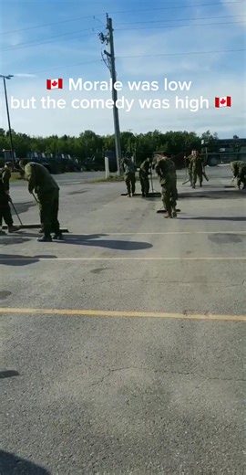 🇨🇦 Nothing builds teamwork like collectively doing a task that makes no sense to anyone involved. 😆 This is purpose. This is the Canadian Army. Chimo 😂 Follow my YouTube channel for more videos! Links in bio! #canadianarmy #army #militarylife #armylife #militaryhumor