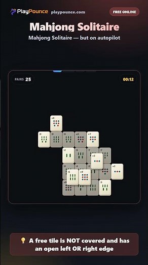 Mahjong Solitaire — Free Online Game 🎮