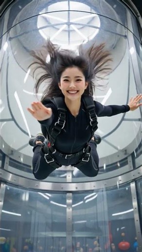 POV: She’s flying straight at you 😄💨