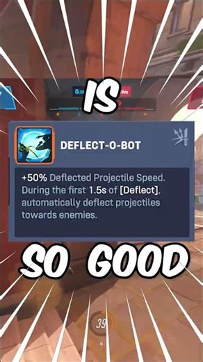 Genji's Deflect O Bot is so GOOD #shorts #youtubeshorts #overwatch2