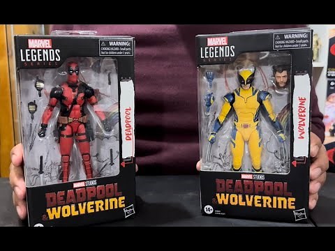 Marvel Legends Deadpool and Wolverine Unboxing and Review