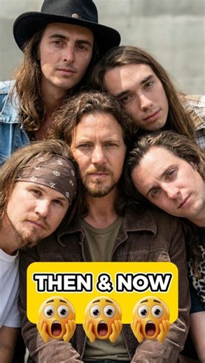 Pearl Jam Members Evolution: Then & Now 🎸 #PearlJam #EddieVedder #Grunge