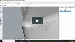 Advanced Fillets in Rhino - 6 Advanced Fillet - Variable Radius