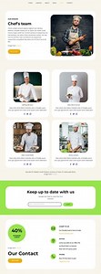 Chef's team - HTML Template by Nicepage