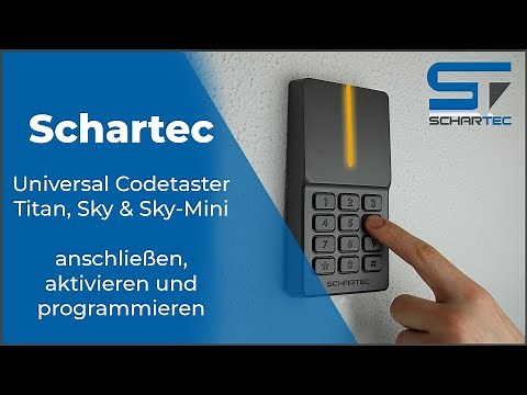 Universal Codetaster Titan, Sky & Sky-Mini Anschluss und Programmierung | Schartec