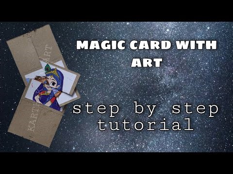 Magic card making / DIY 3d photo Card making / diy tutorial video / greeting card making #diy #craft