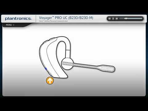 Plantronics Voyager PRO UC with CUPC Interactive Setup Guide (iPhone sample video)
